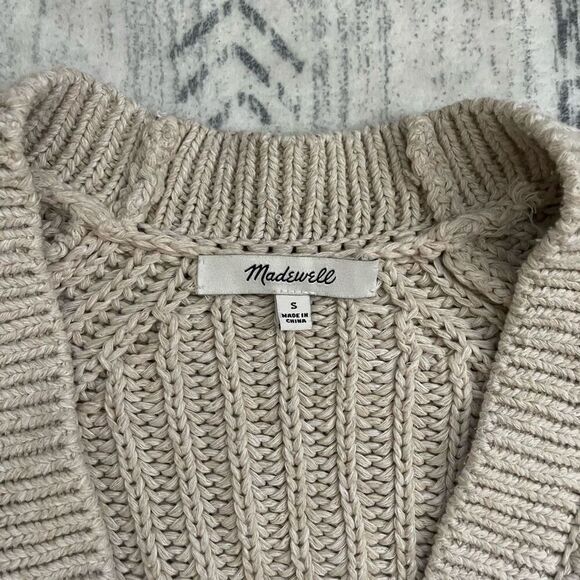 Madewell Murray Cardigan Sweater Vneck Button Small - Picture 3 of 6